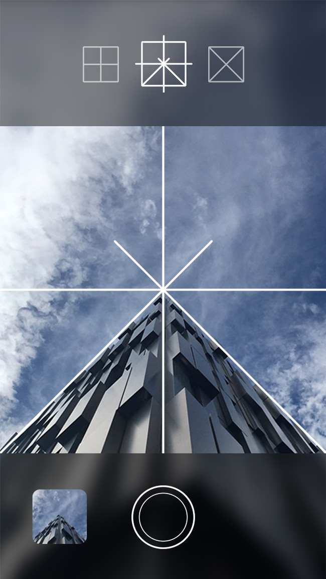 Geometry Club app camera screen